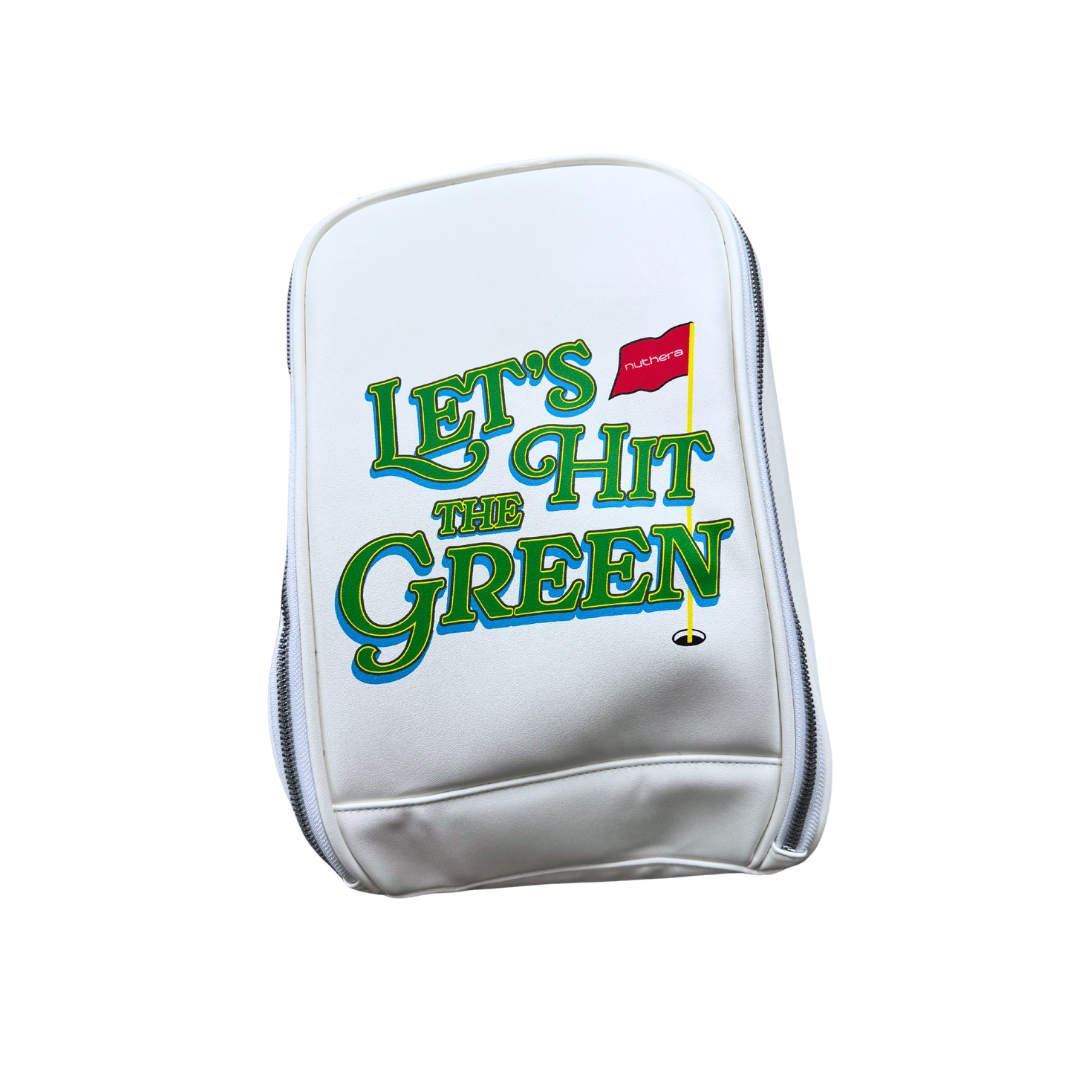 Nuthera "Let's Hit The Green" Shoe Bag