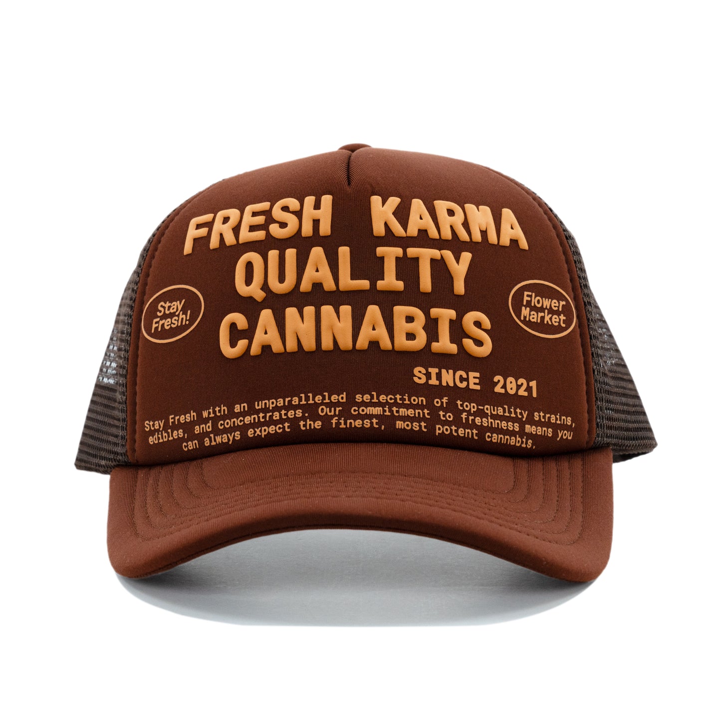 Fresh Karma "Quality Cannabis" Trucker Hat