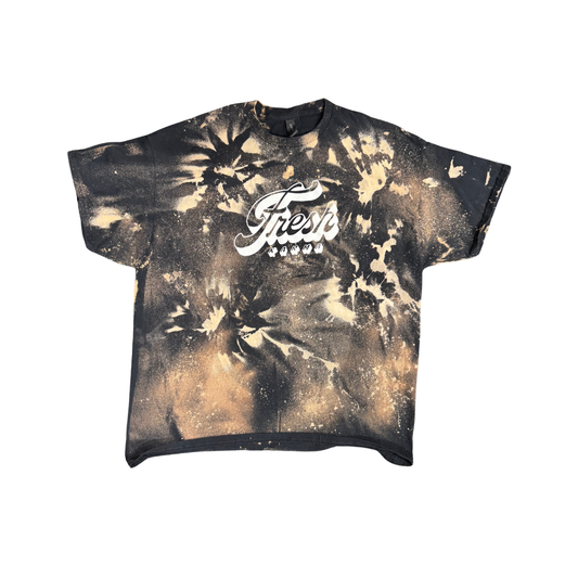 Fresh Karma Logo Bleach Dye T-Shirt