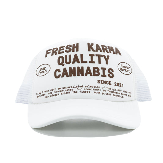 Fresh Karma "Quality Cannabis" Trucker Hat