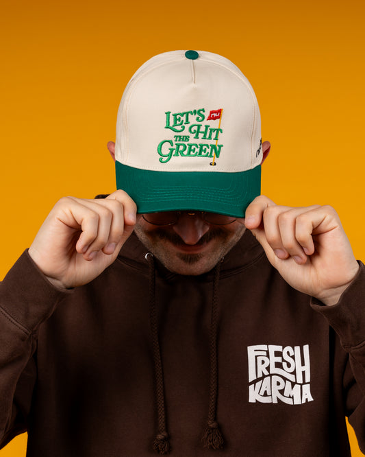 Nuthera "Lets Hit The Green" Golf Hat